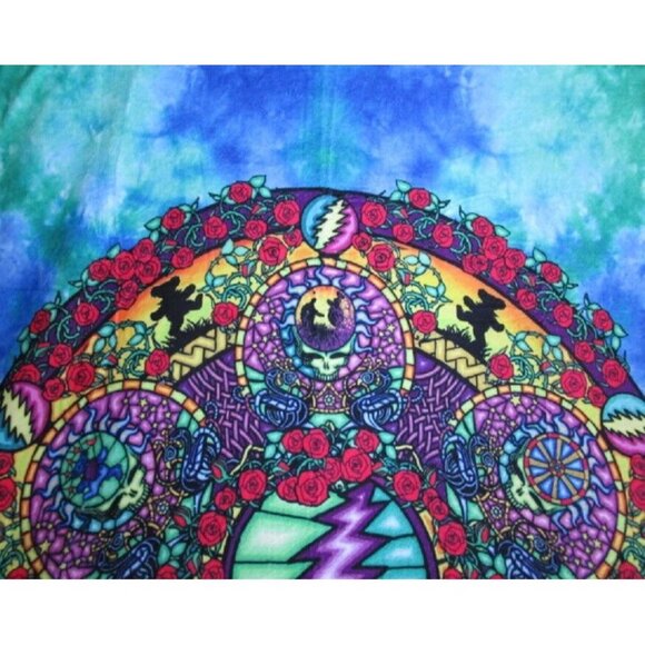 New Celtic Mandala Grateful Dead Fleece Sherpa Back Gift Throw Blanket Bears SYF - Picture 5 of 7